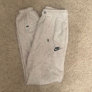 White Nike Joggers